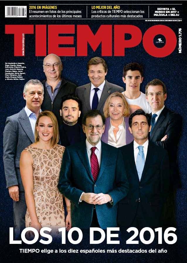 TIEMPO portada 26 de Diciembre 2016