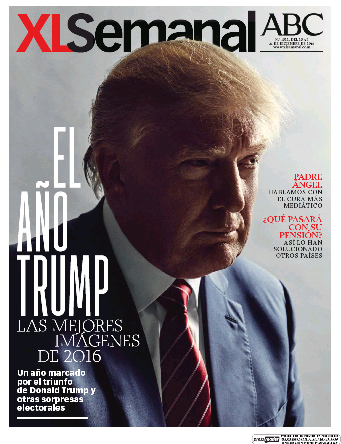 XL SEMANAL portada 26 de Diciembre 2016