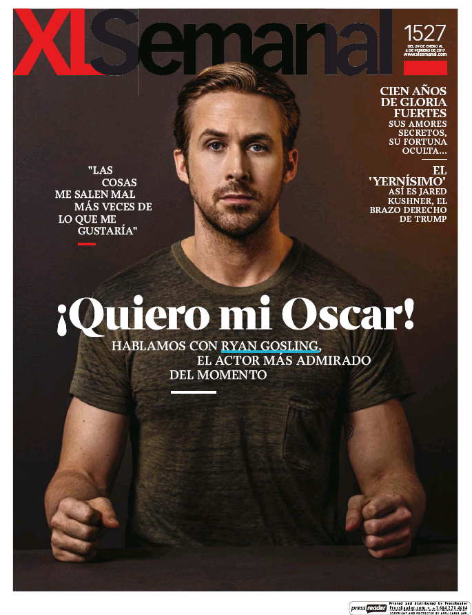 XL SEMANAL portada 29 de Enero 2017