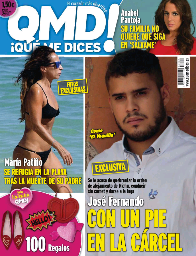 QUE ME DICES portada 6 de Febrero 2017
