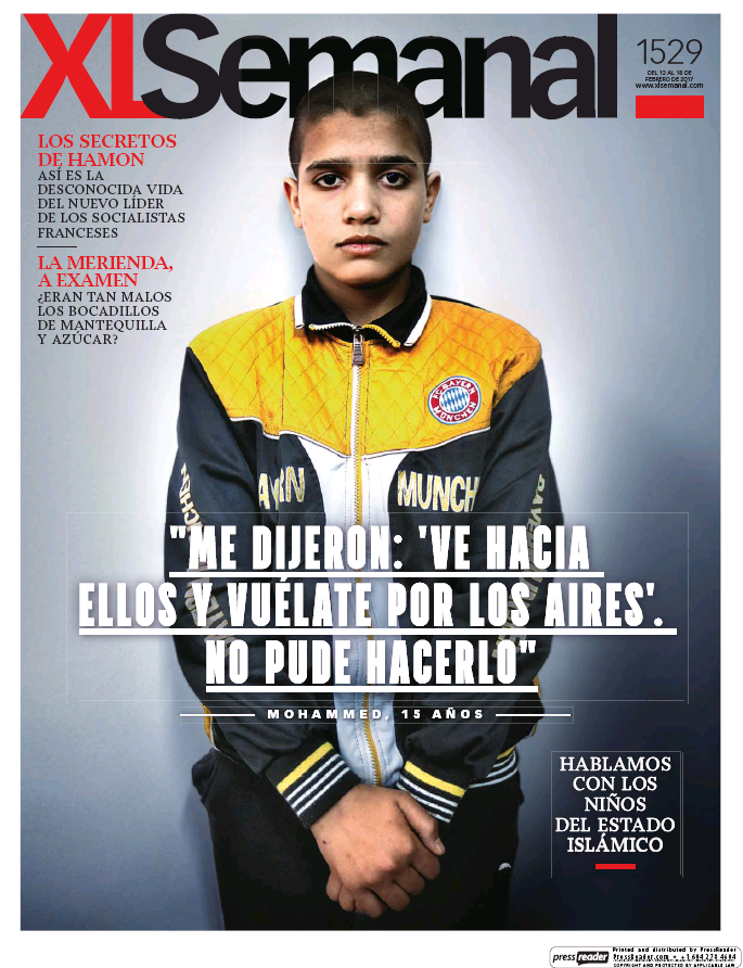 XL SEMANAL portada 13 de Febrero 2017
