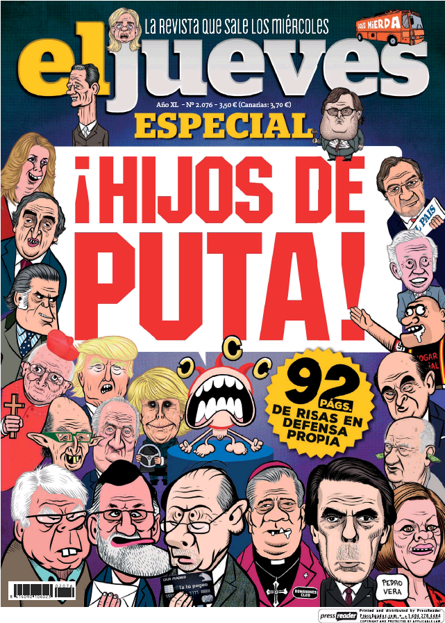 JUEVES portada 8 de Marzo 2017