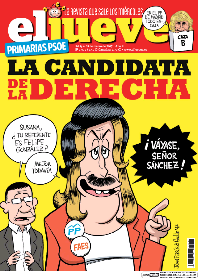 JUEVES portada 15 de Marzo 2017
