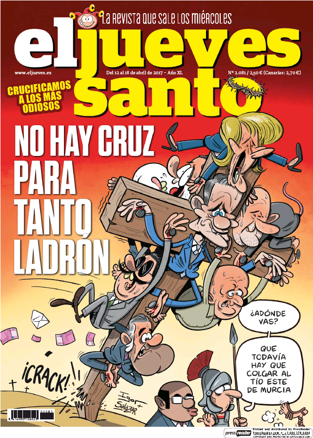 JUEVES portada 12 de Abril 2017