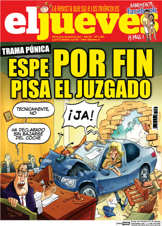 JUEVES portada 19 de Abril 2017