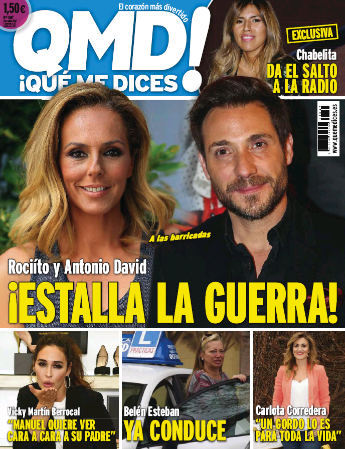 QUE ME DICES portada 3 de Abril 2017