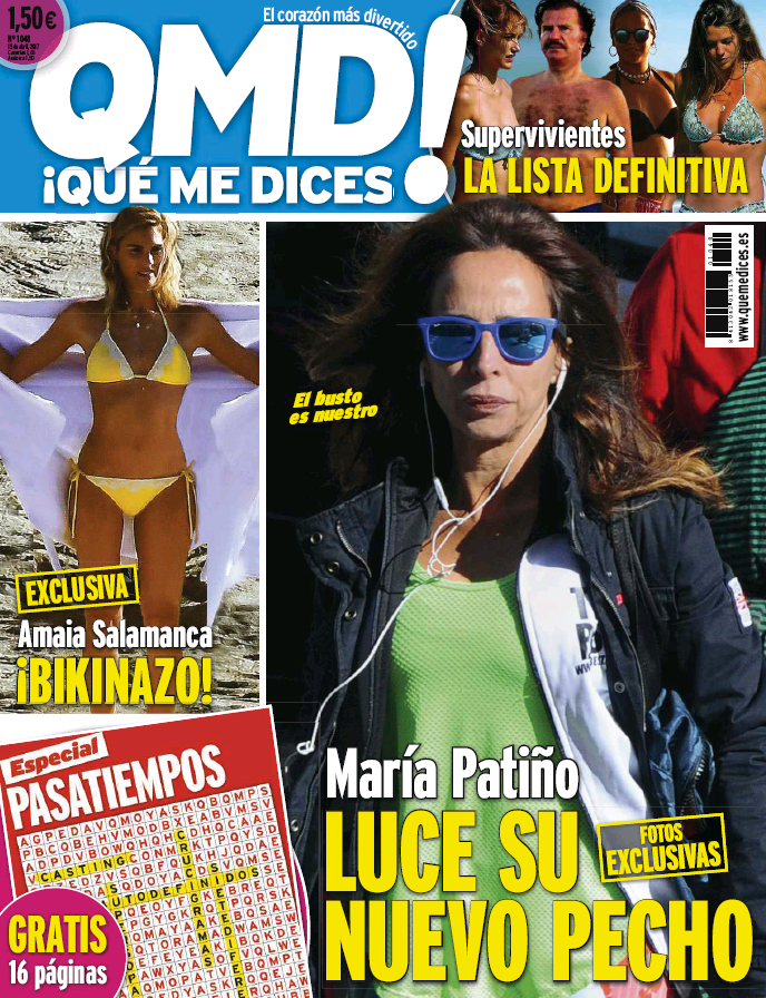 QUE ME DICES portada 10 de Abril de 2017