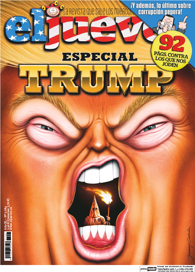 JUEVES portada 3 de Mayo 2017