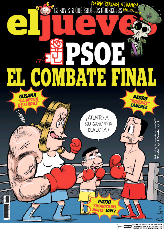 JUEVES portada 17 de Mayo 2017