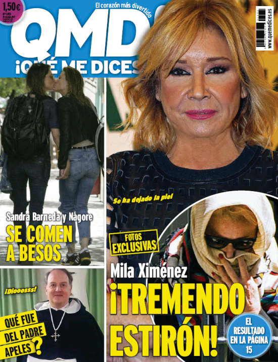 QUE ME DICES portada 15 de Mayo 2017