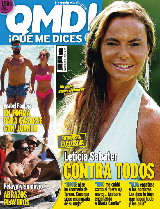 QUE ME DICES portada 12 de Junio 2017