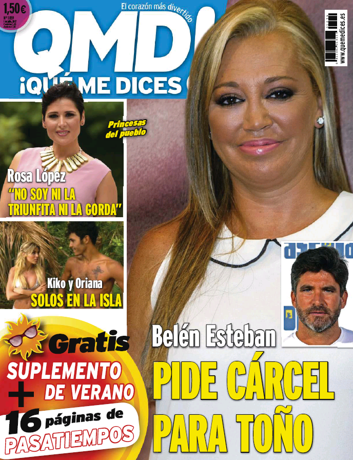 QUE ME DICES portada 26 Junio 2017