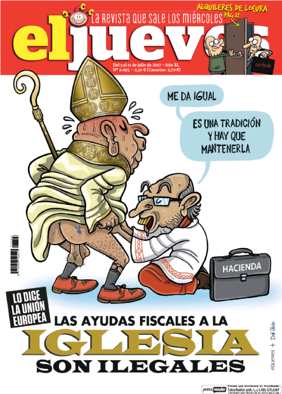 JUEVES portada 5 de Julio 2017